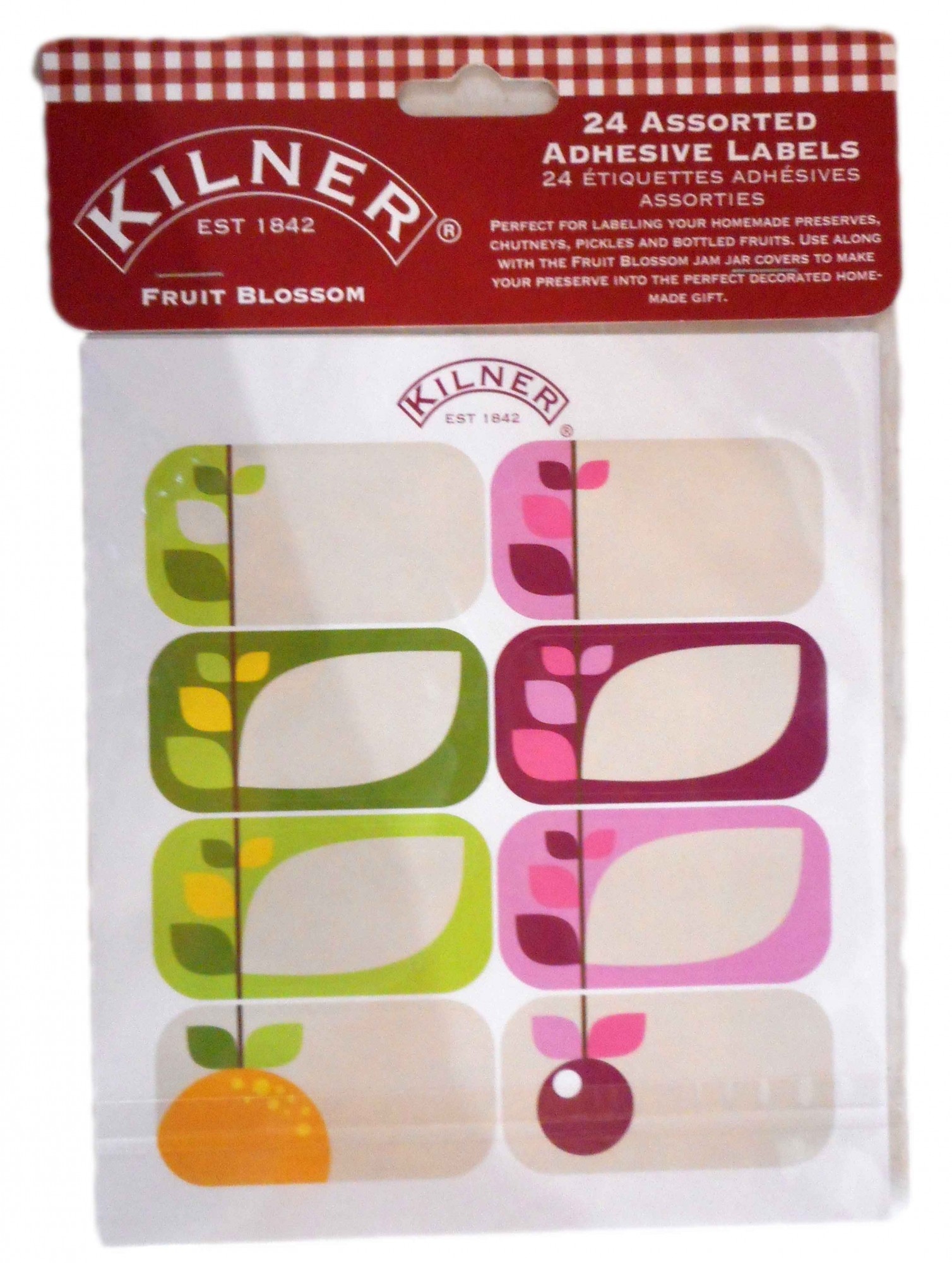 Kilner Fruit Blossom Assorted Labels