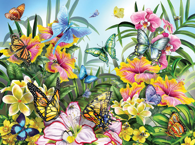 SunsOut Puzzle - #34928 Garden Colors - 1000pc Jigsaw Puzzle