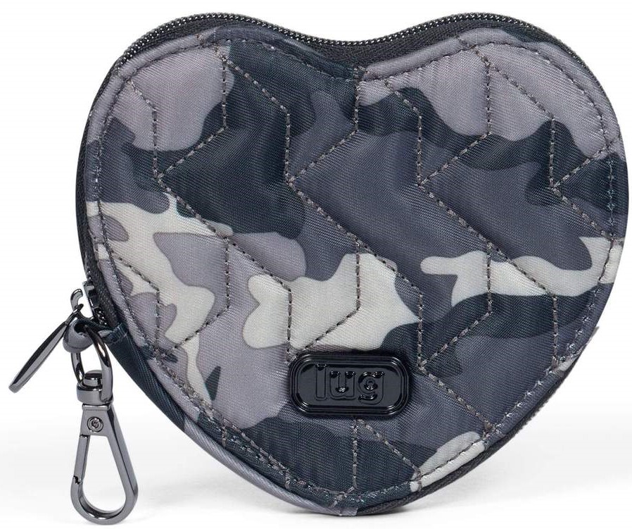 LUG - Heart Pouch - Card, Coin & Cash Pouch - Camo Midnight