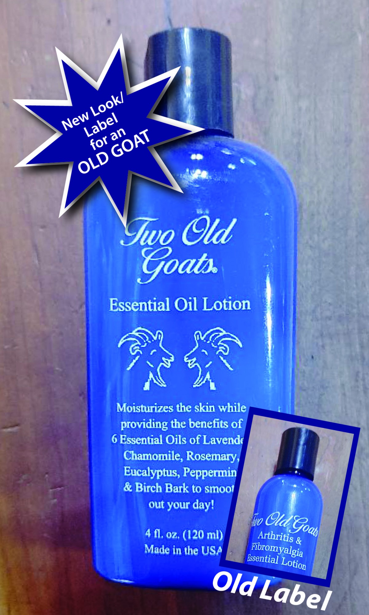 Two Old Goats Essential Oil Lotion - Formally 