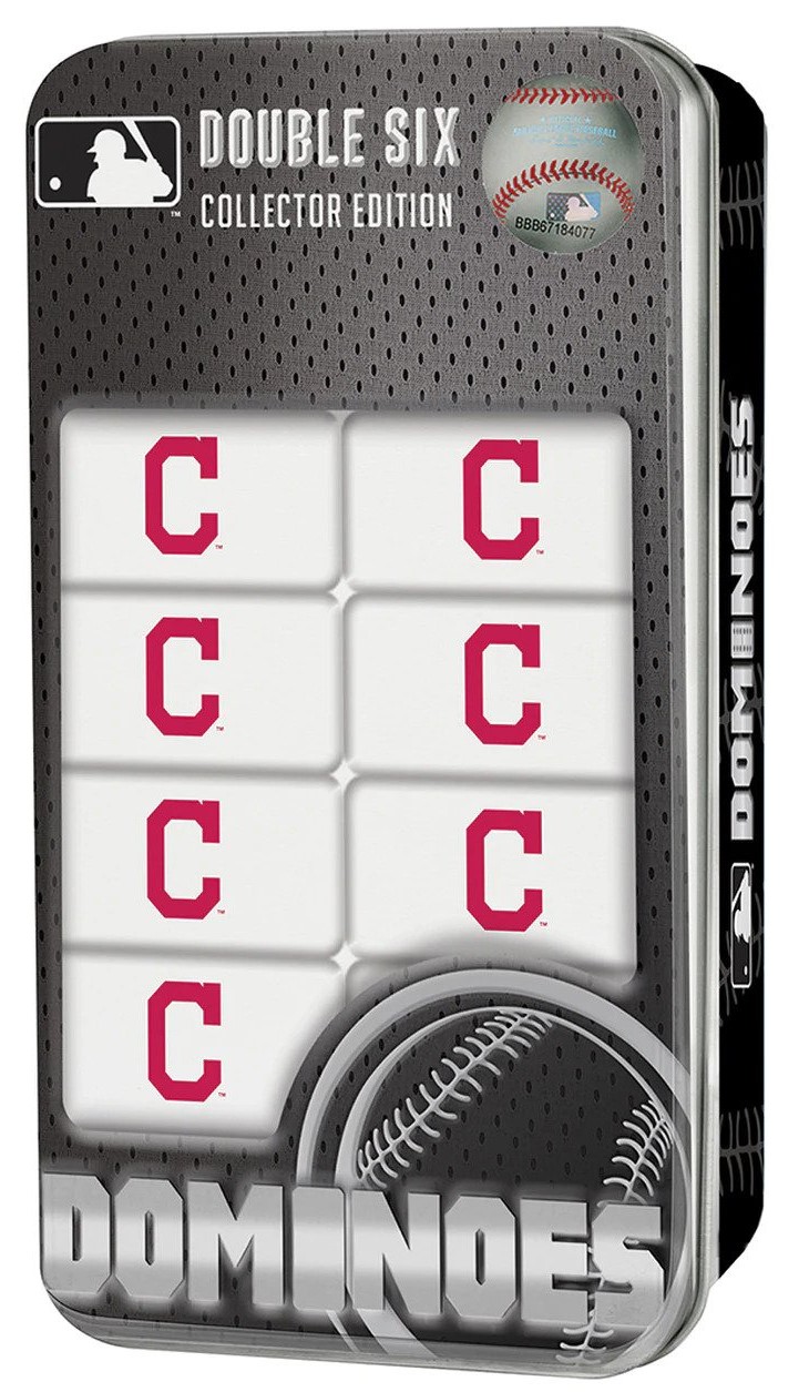 Leanin' Tree/Masterpieces Game - #41783 MLB Cleveland Indians Double-Six Dominoes 