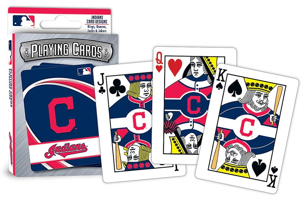 Leanin' Tree/Masterpieces Game - #CLI3100 MLB Cleveland Indians Playing Cards
