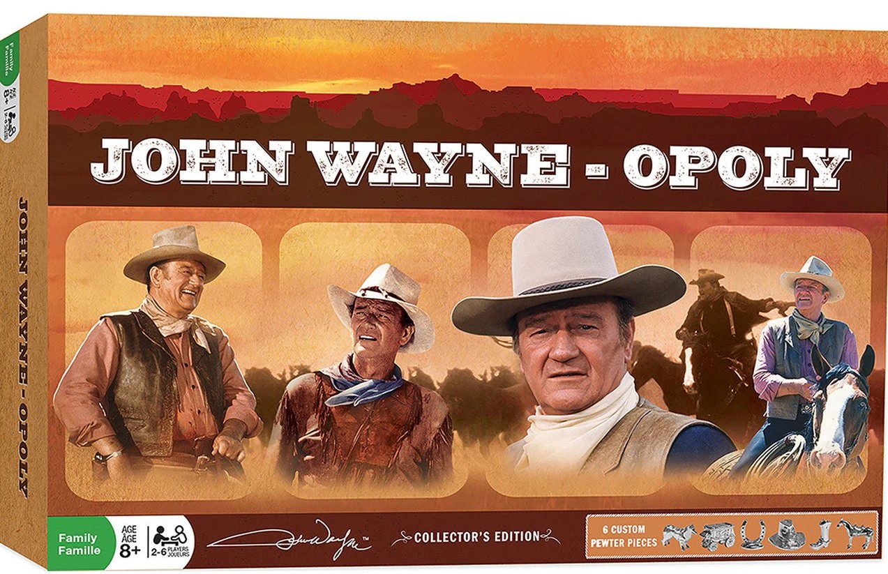 Leanin' Tree/Masterpieces Game - #41597 John Wayne Opoly Board Game