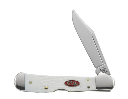 Case XX #60185 - Mini Copperlock - Sparxx White Jigged Synthetic