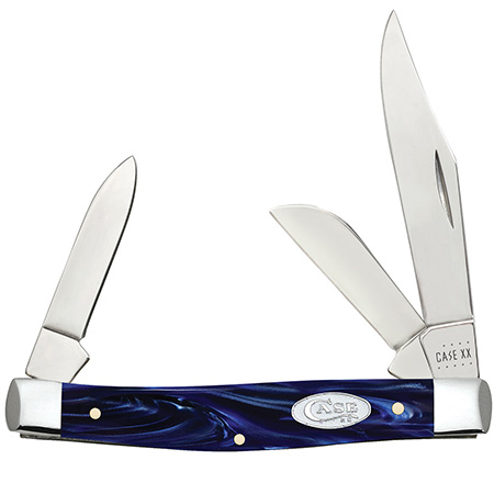 Case XX #23442 - Medium Stockman - Blue Pearl Kirnite