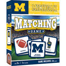 Leanin' Tree/Masterpieces Game - #81986 NCAA Michigan Matching Game 