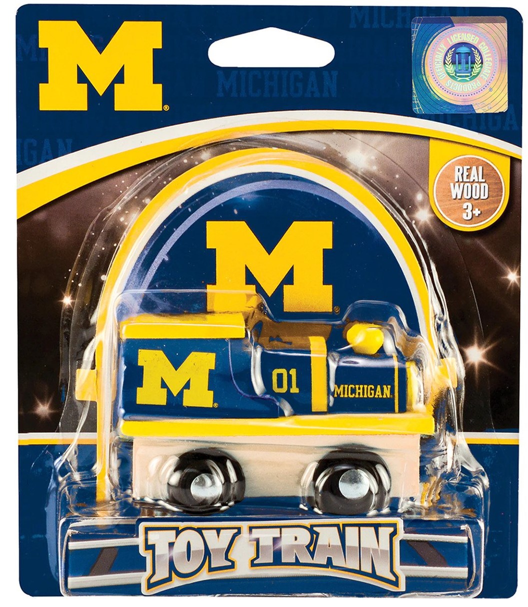 Leanin' Tree/Masterpieces Toy - #UMI2100 NCAA Michigan Sports Toy Train Engine