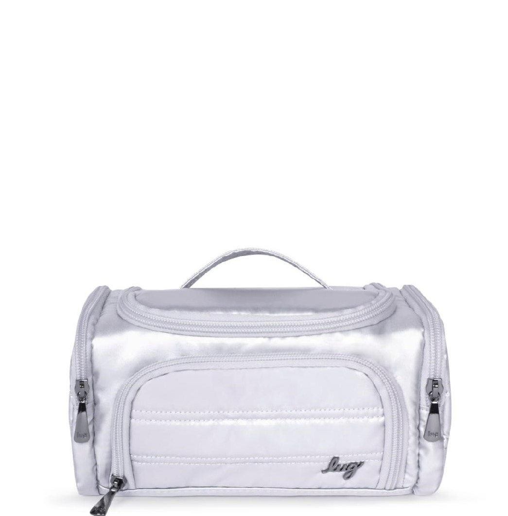 LUG - Mini Trolley - Mini Travel Essentials Bag - Metallic Silver 