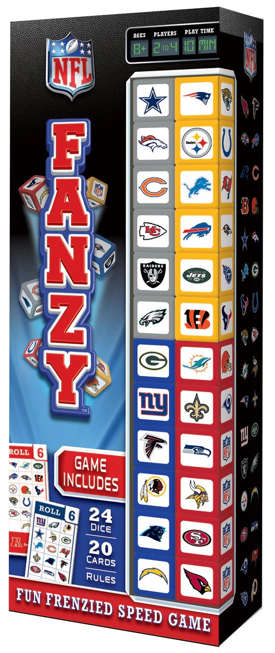 Leanin' Tree/Masterpieces Game - #NFL3020 NFL Fanzy Speed Dice Game 