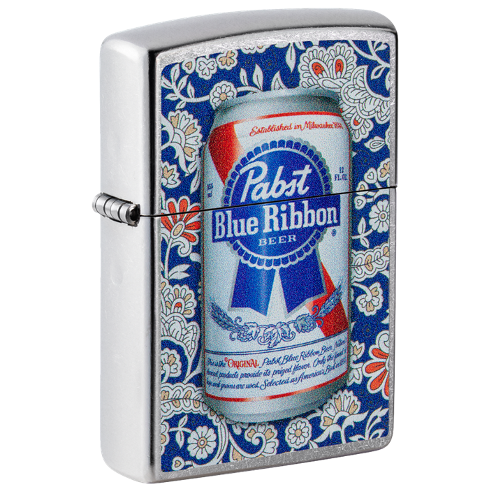 Zippo Lighter - Pabst Blue Ribbon 