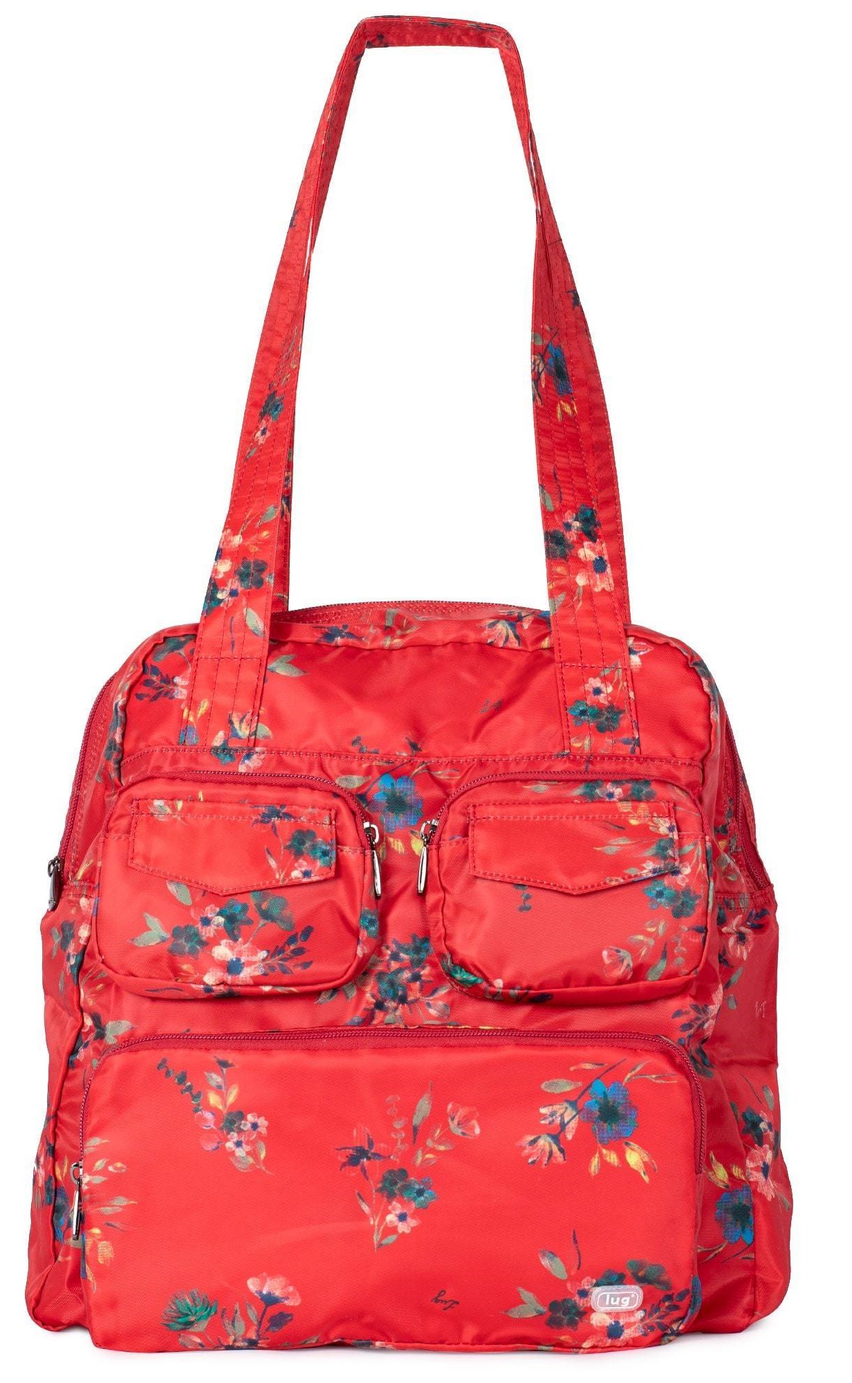 LUG - Puddle Jumper Packable - Compact, Folding Bag - Bouquet Red