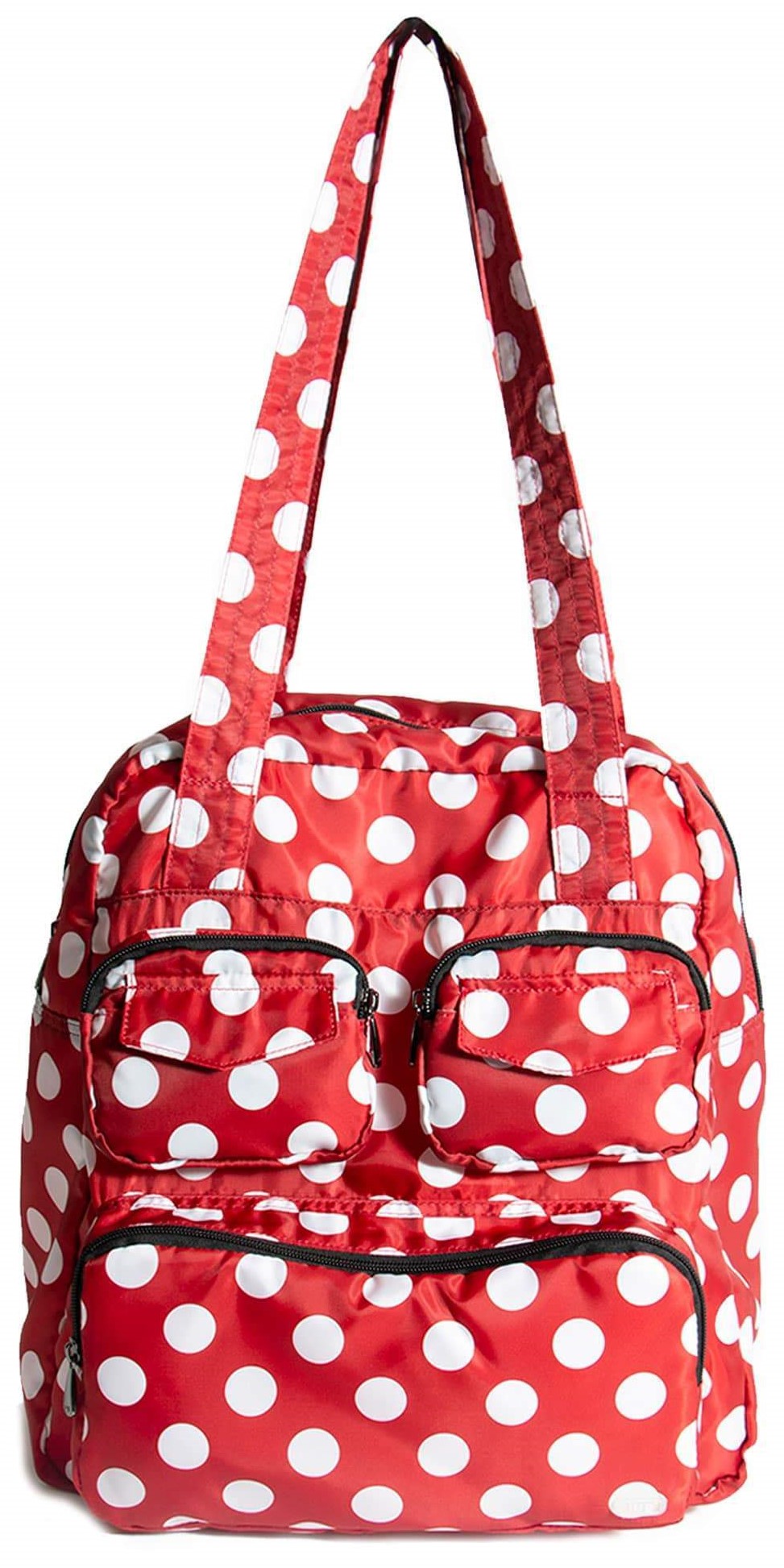 LUG - Puddle Jumper Packable - Compact, Folding Bag - Crimson Dot