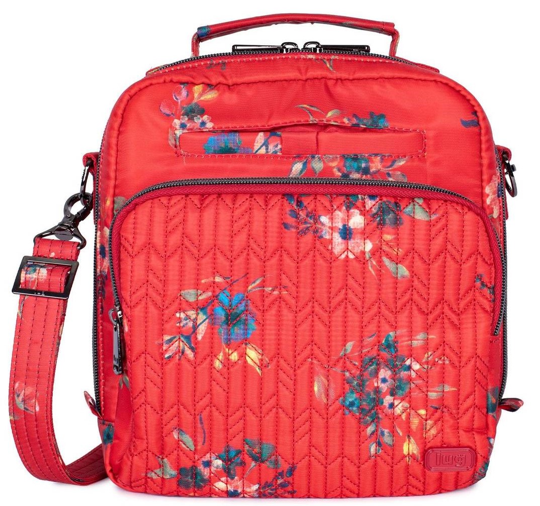 Lot 417 - An Hermès 'Lydie' red clutch bag