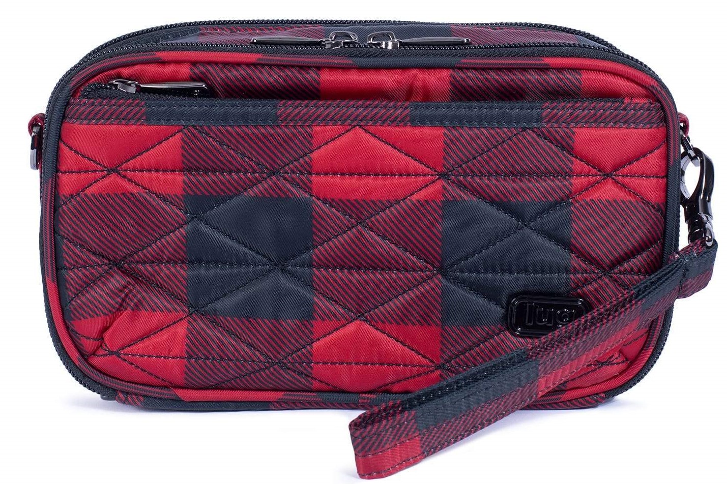 LUG - Roundabout 2 - Crossbody, Wristlet, Wallet - Buffalo Check Red