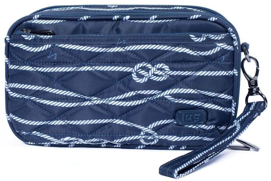 LUG Roundabout 2 Crossbody, Wristlet, Wallet Nautical Navy