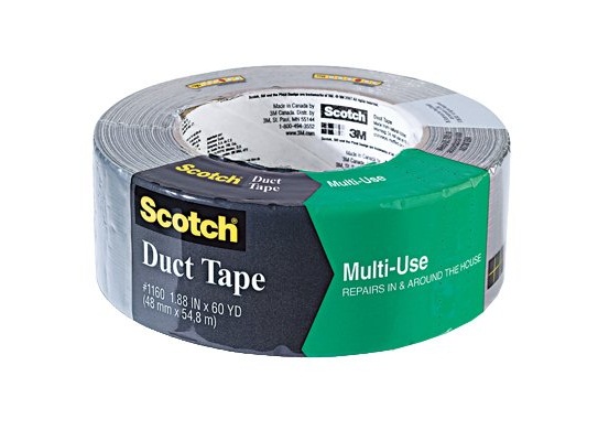 3M Scotch Duct Tape, Red, 1.88 x 60 yd