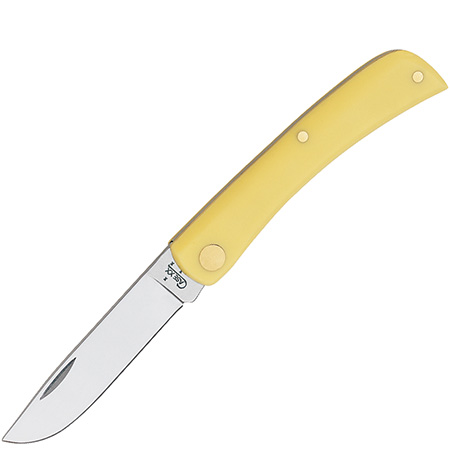 Case XX #00032 - Sod Buster Jr - Yellow Synthetic Smooth