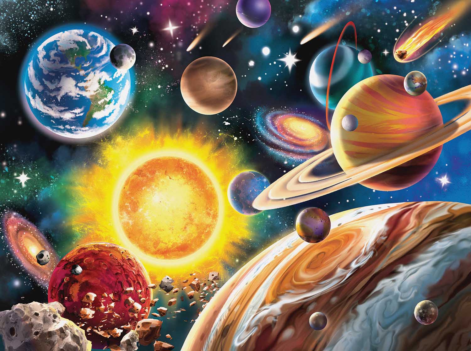 SunsOut Puzzle - #42916 Solar System - 1000pc Jigsaw Puzzle