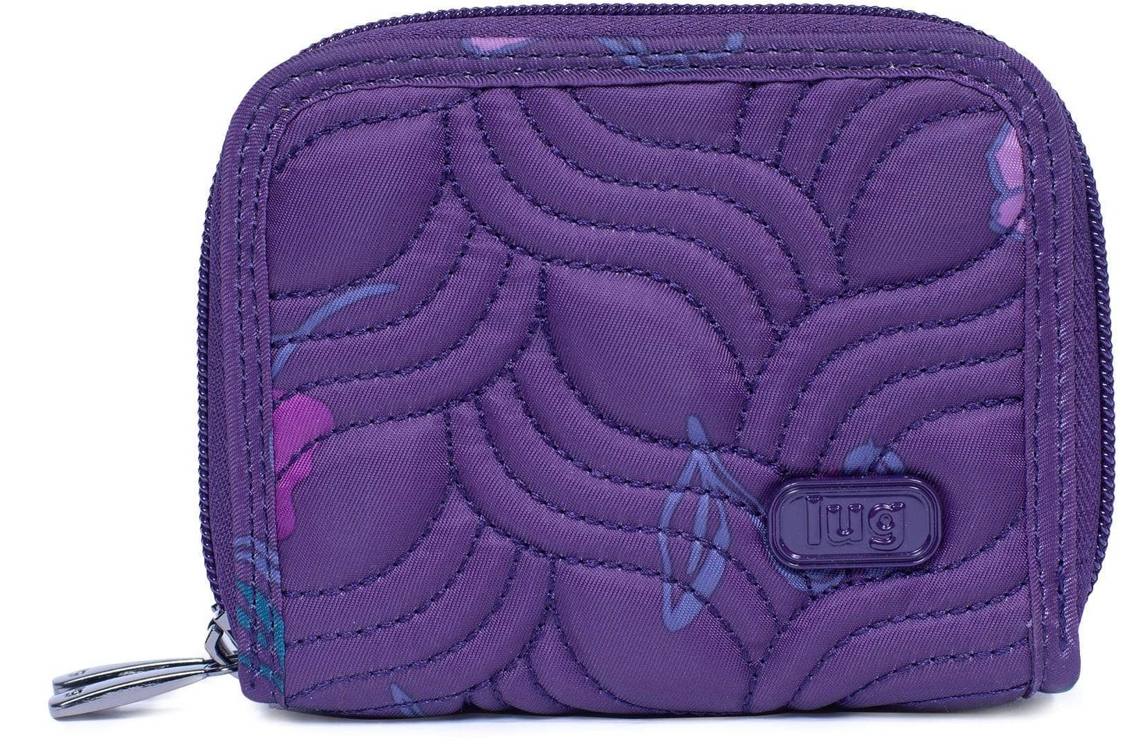 Lug Womens Splits Compact Wallet Water Color Purple Lug Parent Code SPLITS 2-WATER PURPLE