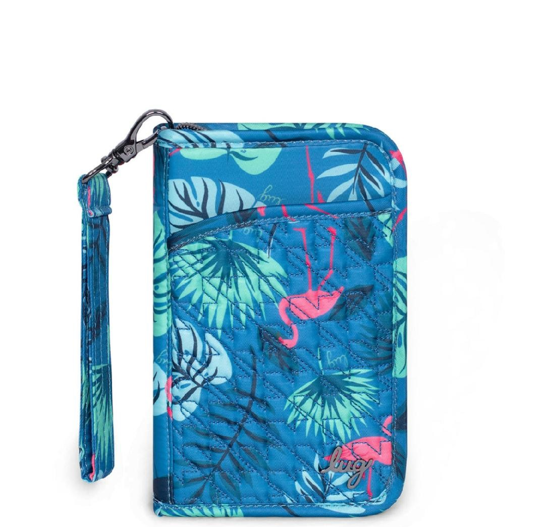 LUG - Tandem Zip SE - Multi-Purpose RFID Wallet -  Flamingo Blue