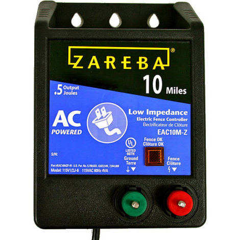 Zareba  EAC10M-Z Low Impedance Electric Fence Controller