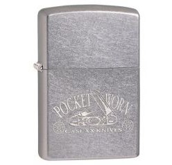 Zippo - #52471 Case Knife Pocket Worn Lighter