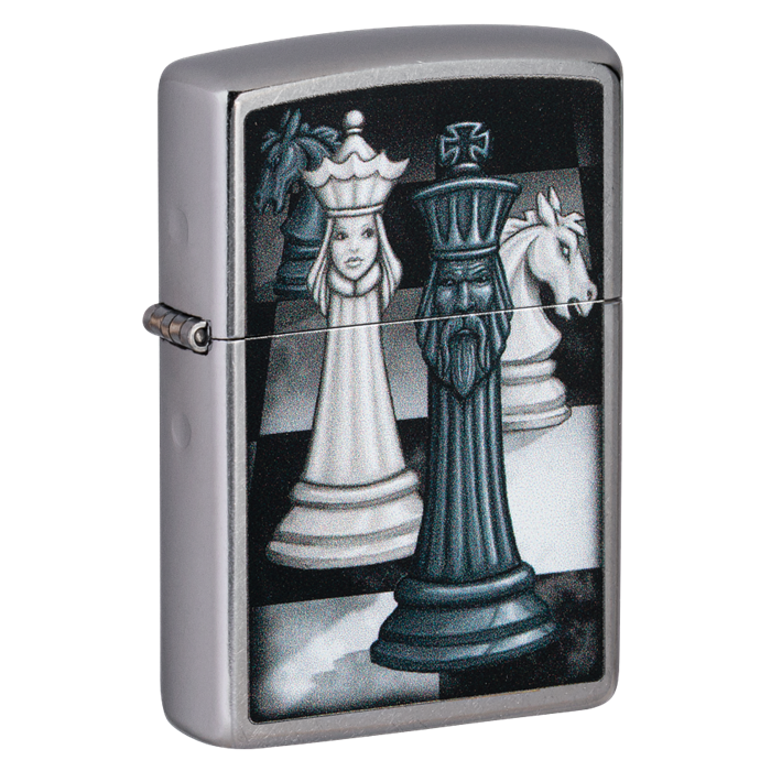 Zippo - #49601 Chess Game Design Lighter