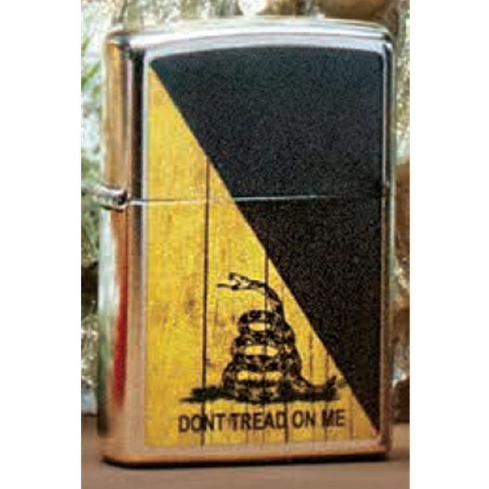 Zippo - #29842 Gadsden Flag - Don't Tread on Me Lighter