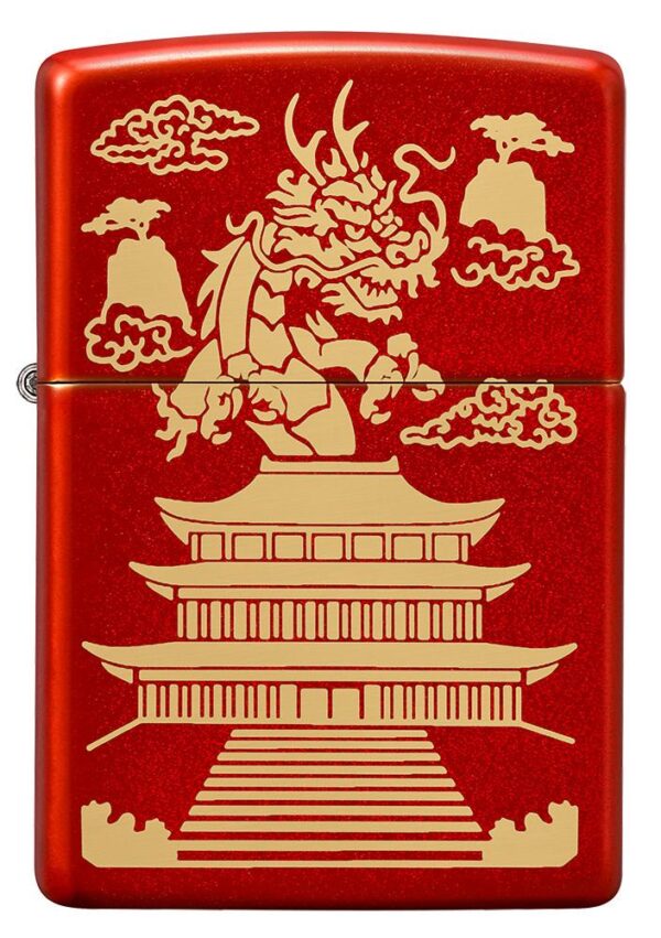 Zippo - #49517 Dragon & Temple Lighter