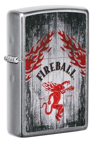 Zippo - # 49542 Fireball Whiskey Street Chrome Lighter