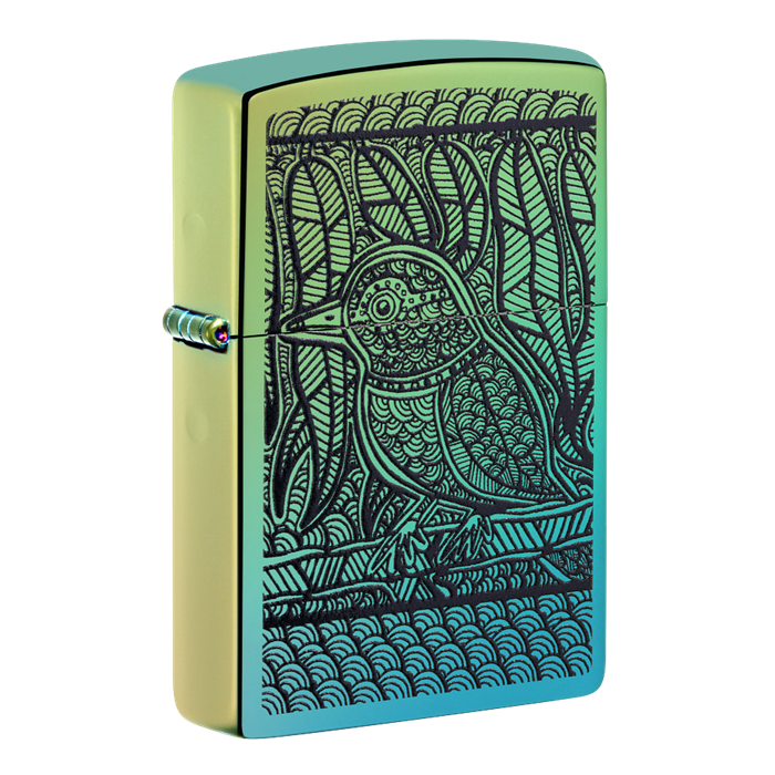 Zippo - #49611 John Smith Gumbula Bird Lighter