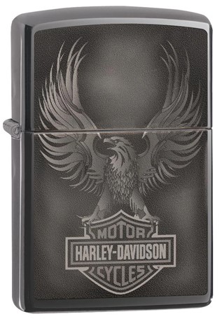 Zippo - #49044 Harley-Davidson Black Ice Lighter