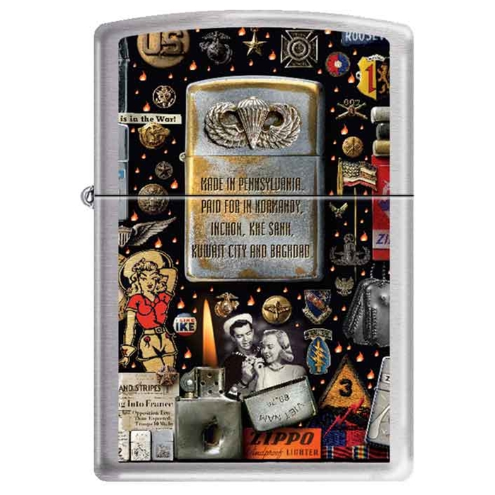 Zippo - #62680 Salute to the Military Lighter